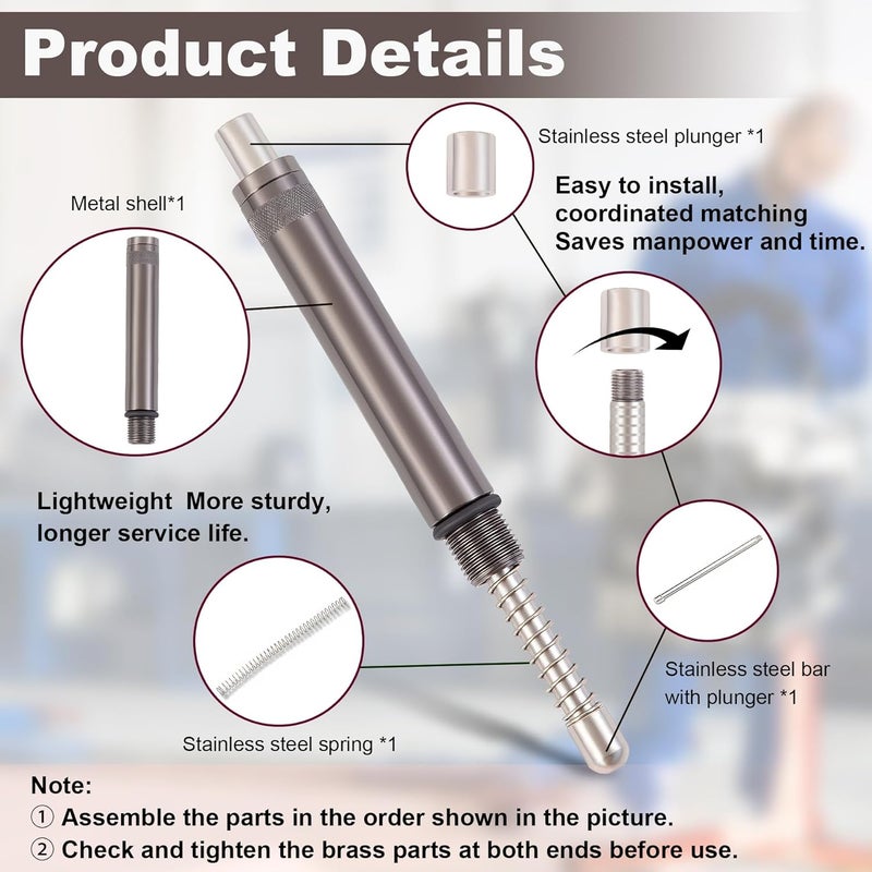 FullMayPro #7880 14mm Thread TDC Indicator Standard,Top Dead Center Indicator TDC Whistler,Shift Indicator Replacement Part, 6" Long - Image 4